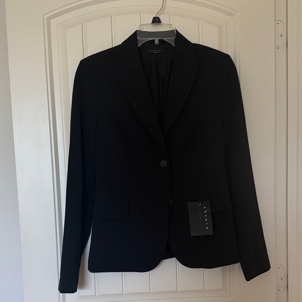 Sisley Classic Black Suit Jacket